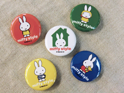 miffy style吉祥寺バッジ