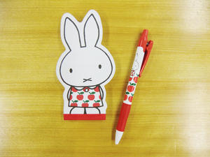 miffy dress memo&amp;ballpoint pen