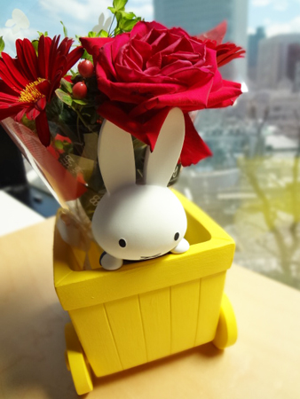 Flower Miffy プランターカバー