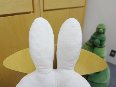 miffy styleミッフィー顔型円座クッション