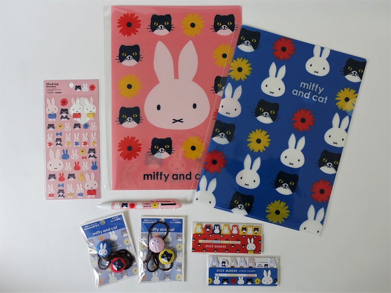 miffy and cat ステーショナリー＆ボタン セット