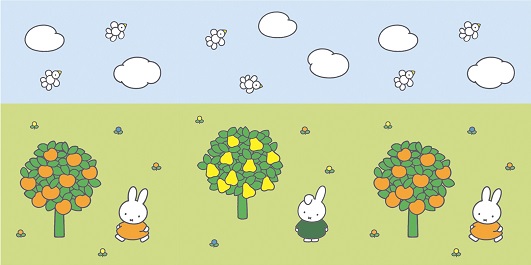 デジタルプリント壁紙 ミッフィーとりんごの木 リリカラ グッズ情報 Dickbruna Jp 日本のミッフィー情報サイト